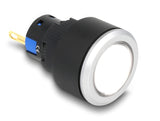 Delock 16 mm Kunststoff Signallampe weiß / Lötversion