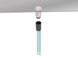 Delock Fassung für 19 mm 3 Pin Taster oder Schalter