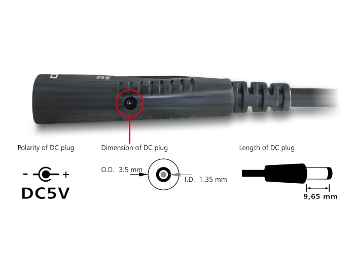 Delock USB 5 Gbps aktives Verlängerungskabel 5 m