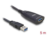 Delock USB 5 Gbps aktives Verlängerungskabel 5 m