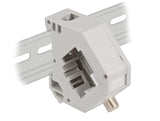 Delock Hutschienenadapter mit Keystone F Buchse zu F Buchse