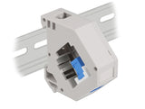 Delock Hutschienenadapter mit Keystone SC Simplex Buchse zu SC Simplex Buchse blau