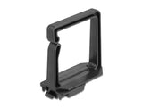 Delock Kabelbügel 70 x 70 mm mit Montageplatte zur Hutschienenbefestigung schwarz