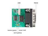 Delock USB auf RS-232 Konverter FTDI FT231XS USB 2.0 Pfostenstecker zu D-Sub 9 Stecker Kabel 30 cm
