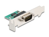 Delock USB auf RS-232 Konverter FTDI FT231XS USB 2.0 Pfostenstecker zu D-Sub 9 Stecker mit Low Profile Blende und Kabel 30 cm