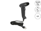 Delock USB Barcode Scanner 1D und 2D mit Anschlusskabel - German Version