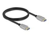 Delock DisplayPort Kabel 10K 60 Hz 54 Gbps Metallgehäuse 1 m