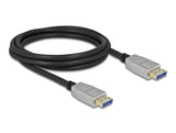 Delock DisplayPort Kabel 10K 60 Hz 54 Gbps Metallgehäuse 2 m