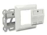 Delock Keystone Anschlussdose 2 Port