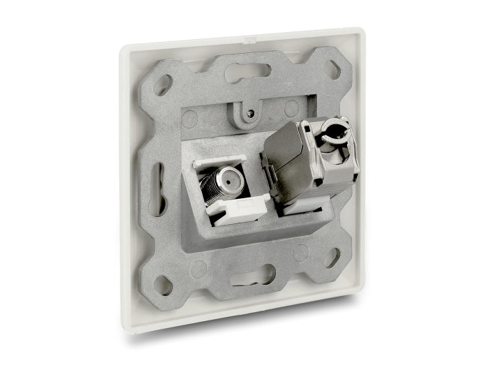 Delock Keystone Anschlussdose 2 Port