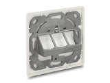 Delock Keystone Anschlussdose 3 Port kompakt
