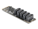 Delock M.2 2280 Key B+M Kontroller zu 5 x SATA