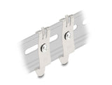 Delock Desktop Patch Panel Halterung für Hutschiene mit M4 Befestigungsschrauben 2 Stück