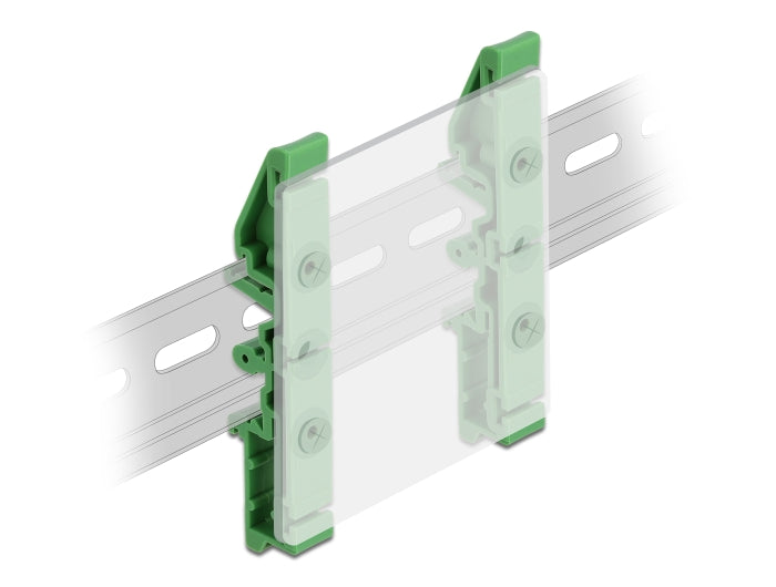Delock Hutschienenclip für Platine 85 mm 4 Stück