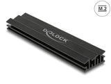Delock Kühlkörper 100 mm für M.2 Modul schwarz