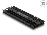 Delock Kühlkörper flach 70 mm für M.2 Modul schwarz