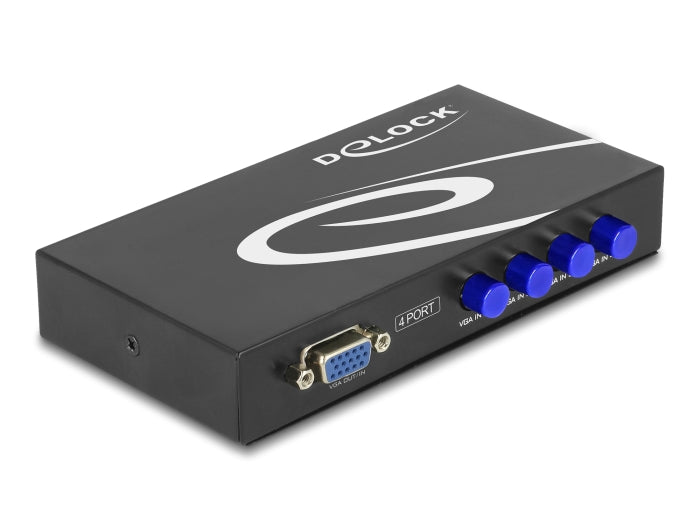 Delock Umschalter VGA 4 Port manuell bidirektional