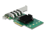 Delock PCI Express x4 Karte zu 4 x extern USB 5 Gbps Quad Channel - Low Profile Formfaktor
