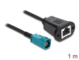 Delock Kabel HSD Z Stecker zu RJ45 Buchse 1 m