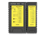 Delock Kabeltester RJ45 / RJ12 + Portfinder
