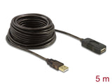 Delock Kabel USB 2.0 Verlängerung, aktiv 5 m