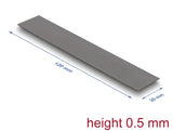 Delock Wärmeleitpad 120 x 20 x 0,5 mm für M.2 Module 3,2 W/mK - Low Oil Bleeding