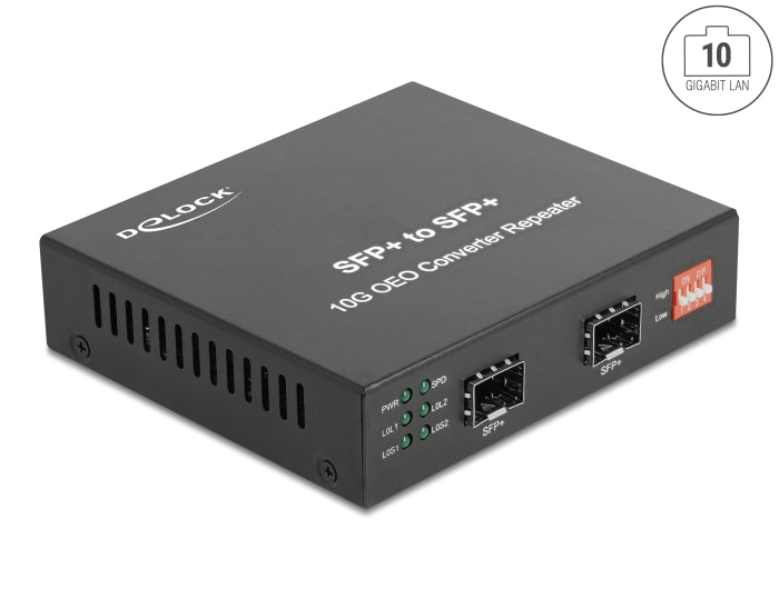Delock Medienkonverter 10GBase-R SFP+ zu SFP+