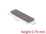 Delock Wärmeleitpad 70 x 20 x 0,75 mm für M.2 Module 3,2 W/mK - Low Oil Bleeding