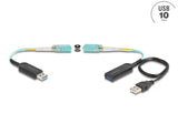 Delock USB 10 Gbps Typ-A Extender Set über LC Duplex Kabel
