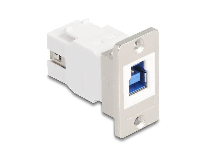Delock Panel Mount USB 5 Gbps Typ-B Buchse zu USB Typ-A Buchse konisch