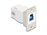 Delock Panel Mount USB 5 Gbps Typ-B Buchse zu USB Typ-A Buchse konisch