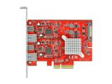 Delock PCI Express x4 Karte zu SuperSpeed USB 10 Gbps mit 2 x USB Typ-A und 2 x USB Type-C™ - Dual Channel