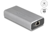 Delock USB 40 Gbps USB Type-C™ Netzwerk Adapter 10 Gigabit LAN 1 x RJ45