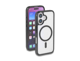 Delock Schutzhülle für iPhone 16 kompatibel mit MagSafe transparent-schwarz