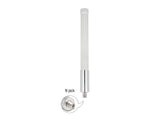 Delock 4G / WiFi 2,4 GHz Antenne N Buchse 3 dBi 33,3 cm omnidirektional starr Wand- und Mastmontage outdoor weiß