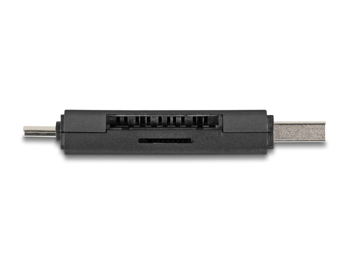 Delock Card Reader USB 5 Gbps USB Type-C™ / Typ-A für SD und Micro SD Speicherkarten schwarz