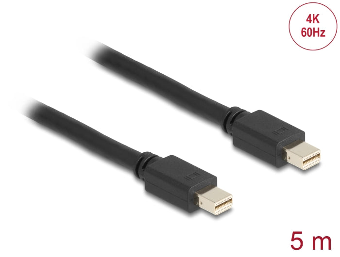 Delock Kabel Mini DisplayPort 1.2 Stecker > Mini DisplayPort Stecker 4K 60 Hz 5 m
