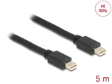 Delock Kabel Mini DisplayPort 1.2 Stecker > Mini DisplayPort Stecker 4K 60 Hz 5 m