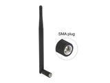 Delock LPWAN 863 MHz - 928 MHz Antenne SMA Stecker 1,64 dBi omnidirektional mit Kippgelenk schwarz
