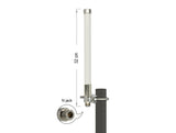 Delock LoRa 868 MHz Antenne N Buchse 3 dBi 32 cm omnidirektional starr Mastmontage weiß outdoor