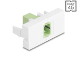Delock Easy 45 Modul SC Simplex Buchse zu SC Simplex Buchse lindgrün / weiß