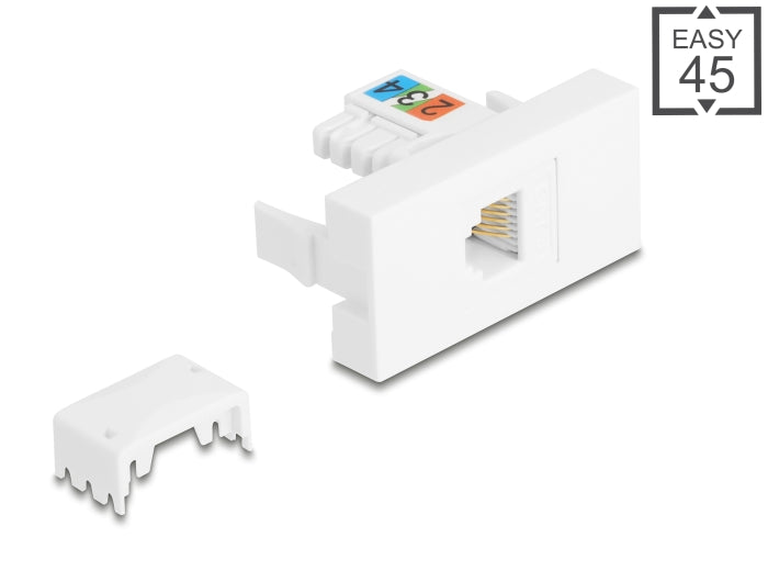 Delock Easy 45 Modul RJ12 Buchse zu LSA UTP weiß