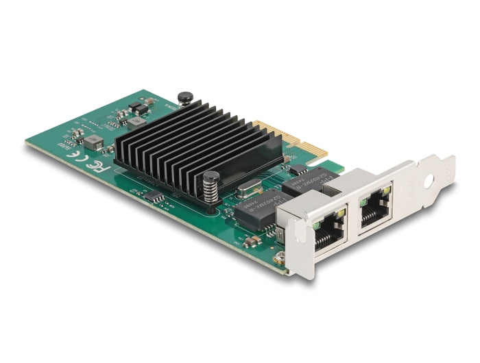 Delock PCI Express x4 Netzwerkkarte Gigabit LAN 2 x RJ45 i82576