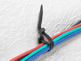 Delock Kabelbinder mit Dübel L 150 x B 7,0 mm schwarz 100 Stück