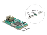 Delock Mini PCIe Karte > 4 x Seriell RS-232