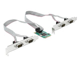 Delock Mini PCIe Karte > 4 x Seriell RS-232