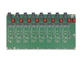 Delock M.2 Testboard für 8 x M.2 NVMe Key M SSD mit SFF-8643 Anschluss