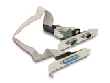 Delock PCI Express x1 Karte zu 2 x Seriell RS-232 + 1 x Parallel