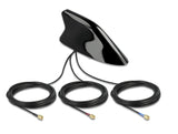 Delock Shark Fin Antenne mit LTE + WLAN + GNSS Multiband