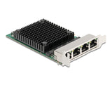 Delock PCI Express x4 Netzwerkkarte 2,5 Gigabit LAN 4 x RJ45 RTL8125
